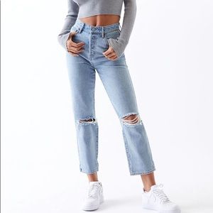 Pacsun High Rise Straight Jeans - Crop - 26W